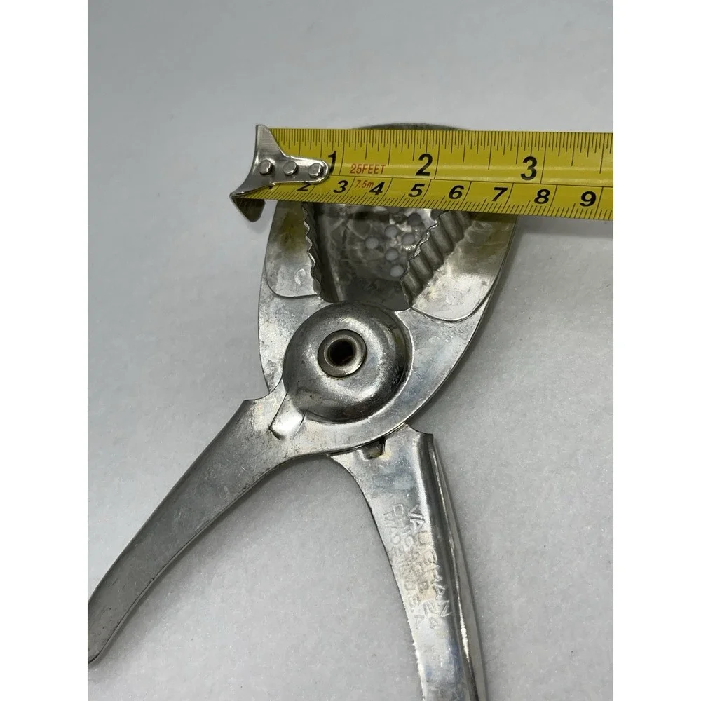 Vintage Stainless Steel Vaughan Lime &‎ Lemon Squeezer Made In USA Chicago